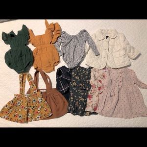 3-6 month Baby Girl Fall Bundle